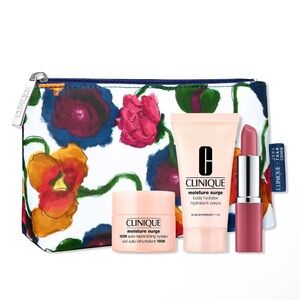 Clinique X Jonathan Cohen 4-PC Makeup & Skincare Travel Sized Set NWT